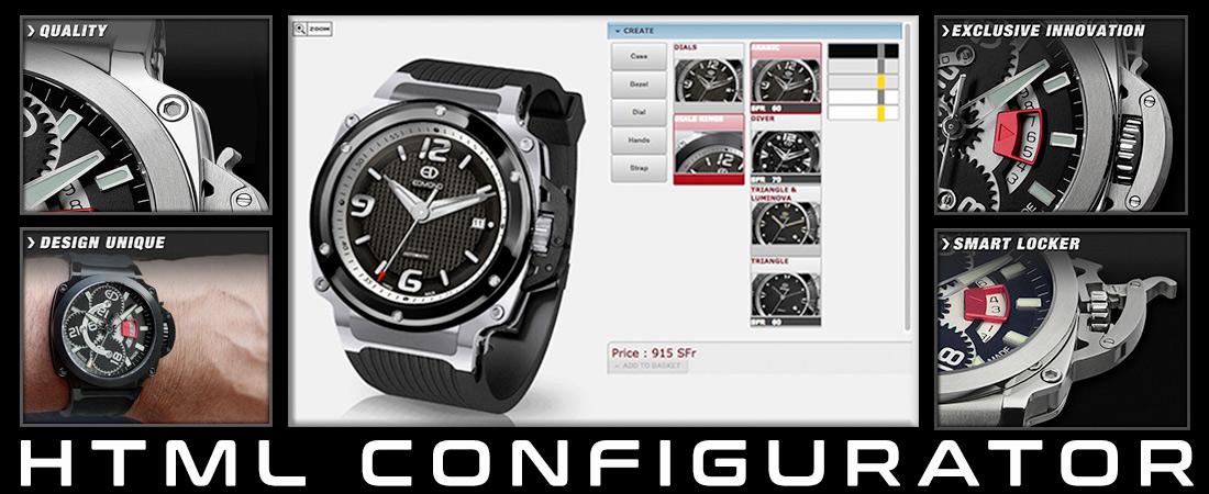 Edmond watch Configurator