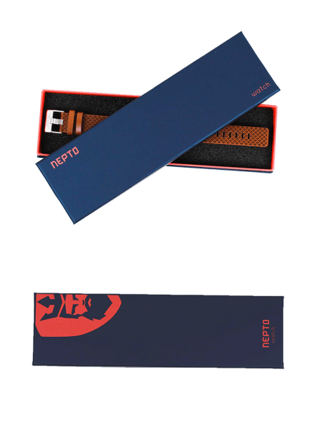 Blue Packaging Open